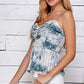 Sunburst Swirl Peplum Top