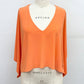 Flowy V-Neck Poncho Top