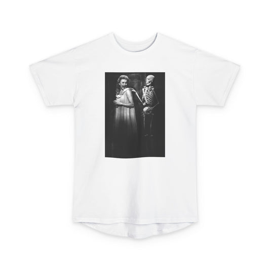 Silly Skeleton Graphic Tee | Unisex Long Body T-Shirt, Halloween Style, Casual Wear, Unique Gift, Trendy Fashion, Fall Collection