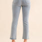 22418P - Studded Rhinestone Denim Jeans