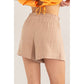 DZ24C377-D-ALL TIME FUN HIGH WAIST LINEN SHORTS
