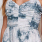 Sunburst Swirl Peplum Top