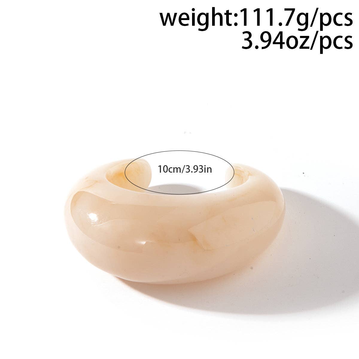 Vintage Irregular Wide Acrylic Bracelets DP25B581