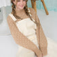 HEART PATTERN DROP SHOULDER KNIT PULLOVER SWEATER