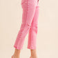22418P - Studded Rhinestone Denim Jeans