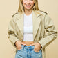 2509 - CROPPED TRENCH JACKET