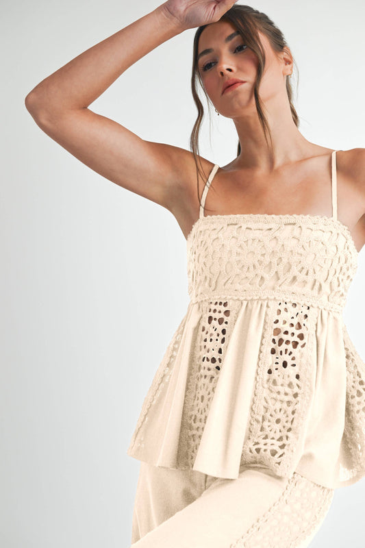 Crochet baby doll Top