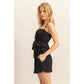 HF25E205-SET-Peplum Cami Top And Shorts Set