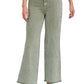 .SI-24919 Acid Washed Frayed Cutoff Hem Straight Wide Pants 0607