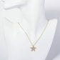 Crystal Pave Star Pendant Necklace