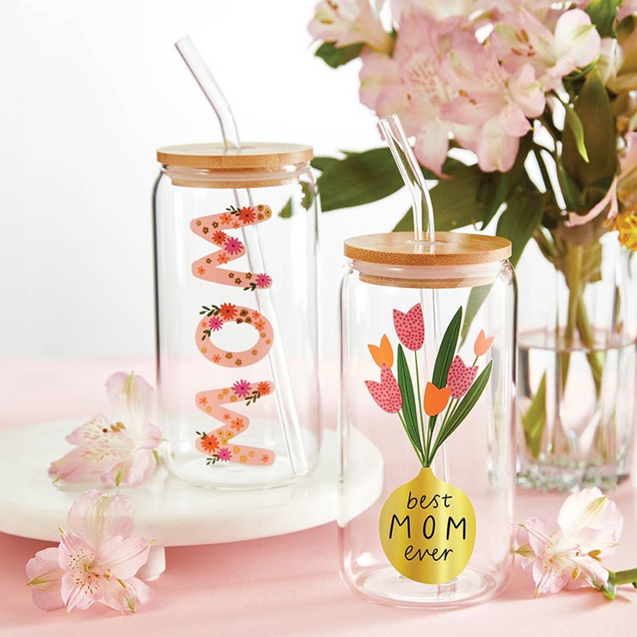 Glass Tumbler - MOM