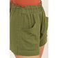 DZ24C377-D-ALL TIME FUN HIGH WAIST LINEN SHORTS
