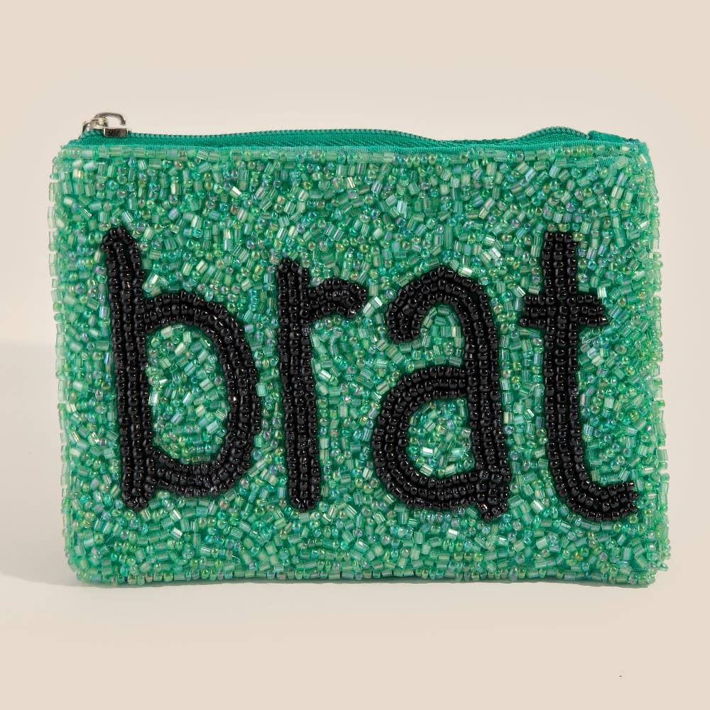 Brat Beaded Coin Purse