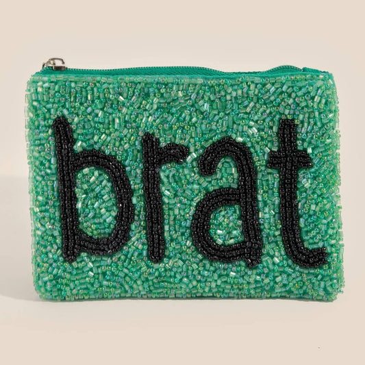Brat Beaded Coin Purse