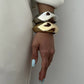 Hip-Hop Glossy Spring Cuff Bracelet for Womens_CWMM3080