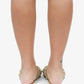 MAYLEEN - Raffia Beaded Slide Sandals, Mediterranean Style