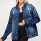 OVERSIZED COTTON DENIM JACKET