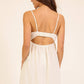 Airflow Tie-Front Cutout Mini Dress