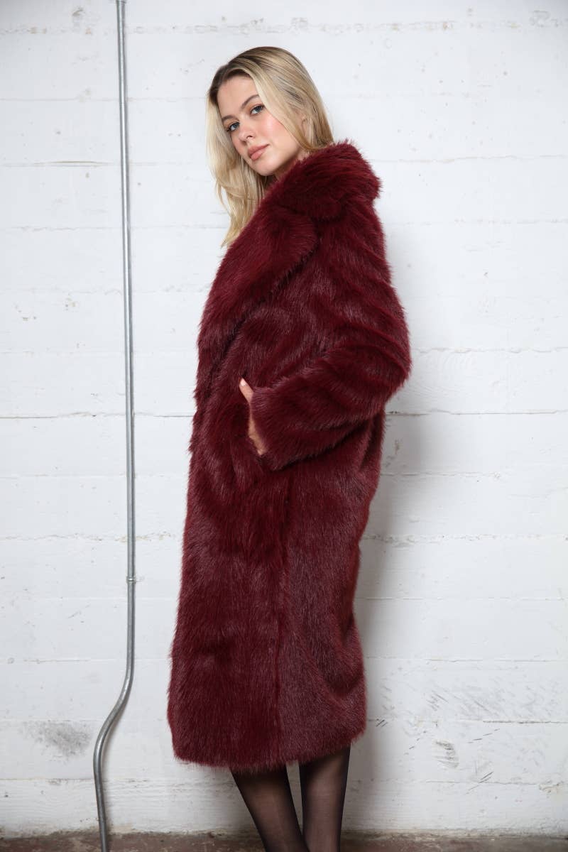 Vivian Faux Fur Overcoat