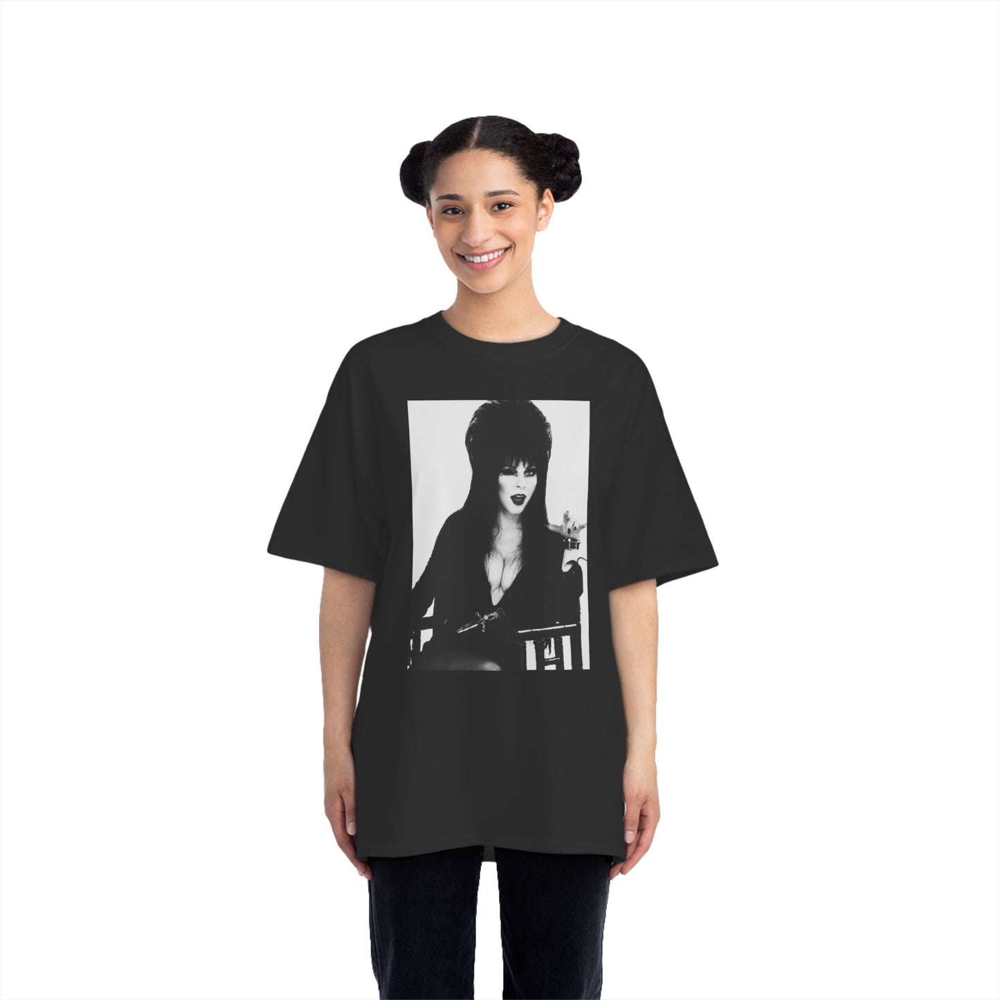 Vintage-Inspired Graphic T-Shirt - Elvira Design