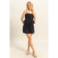 HF25E205-SET-Peplum Cami Top And Shorts Set