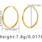 Simple Cool Circle Endless Hoop Earrings