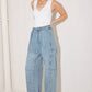 Washed Barrel Jeans
