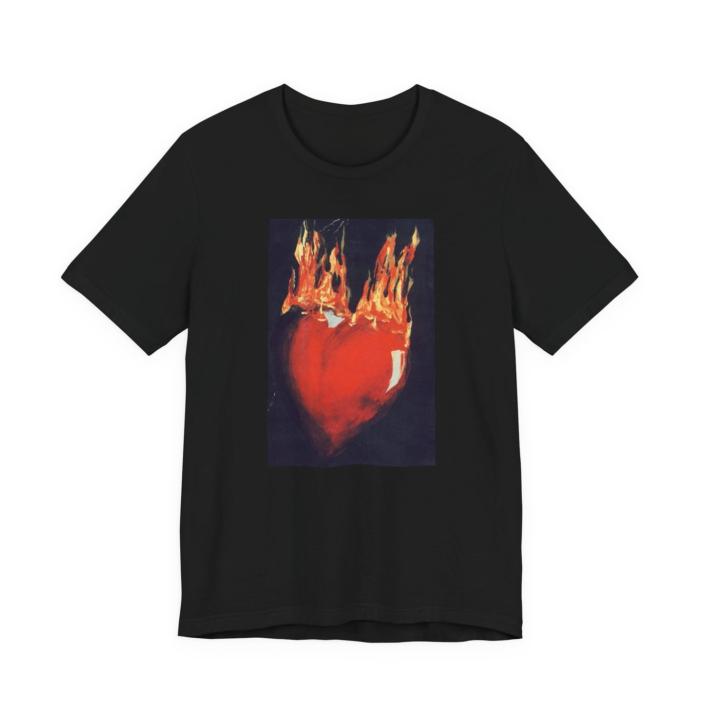Burning Love Unisex Jersey Short Sleeve Tee