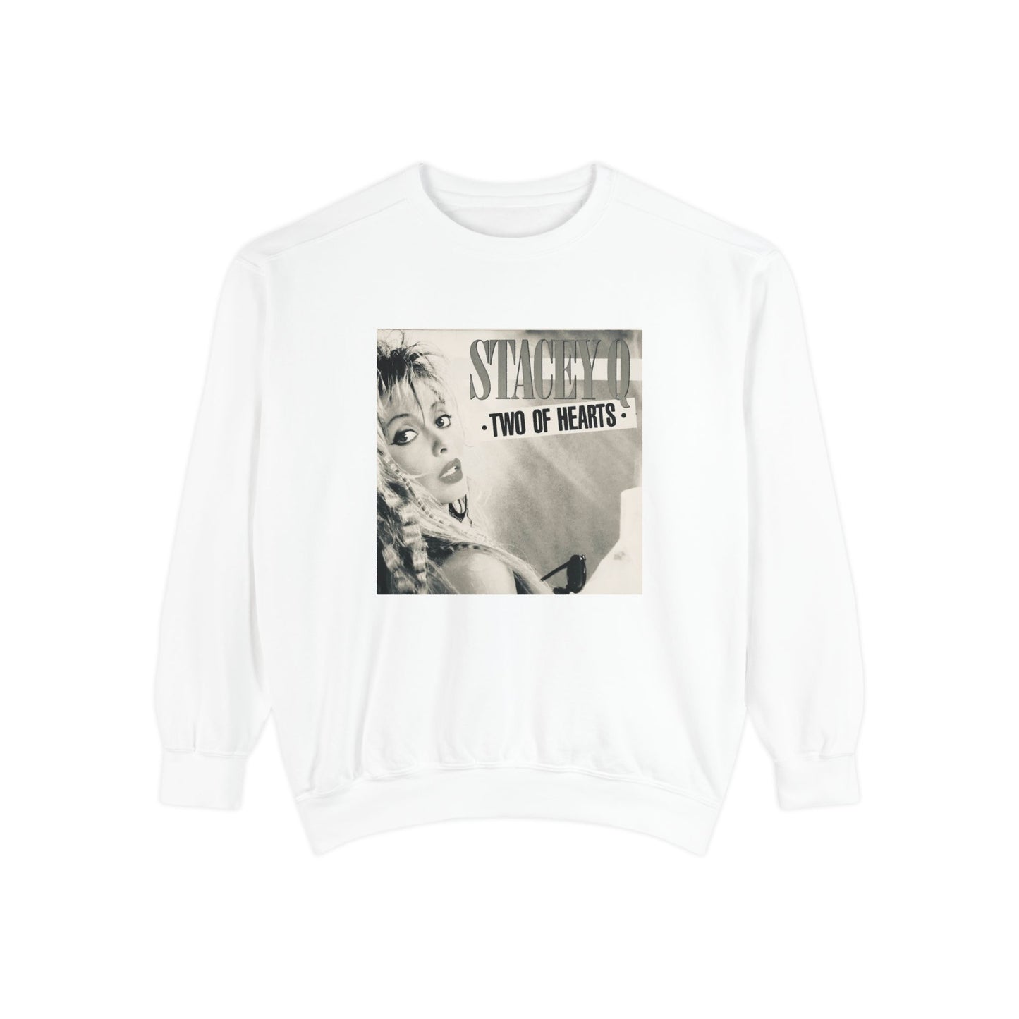 Vintage Pop Art Sweatshirt — "Two of Hearts" Graphic Crewneck