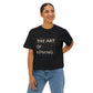 The Art of Loving Boxy Tee — Women's Graphic Crop T-Shirt