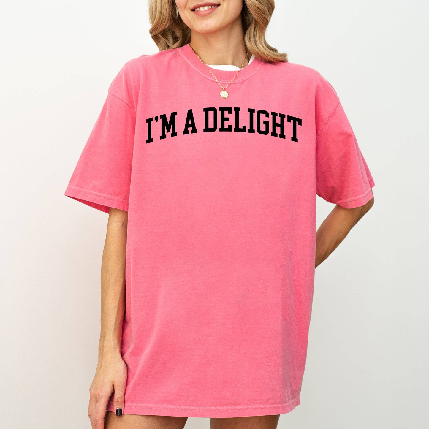 I'm A Delight, Funny, Minimal, Sassy, Aesthetic, Meme Shirt