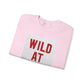 Wild At Heart Crewneck Sweatshirt — Graphic Sweatshirt, Valentine's Day Casual Pullover