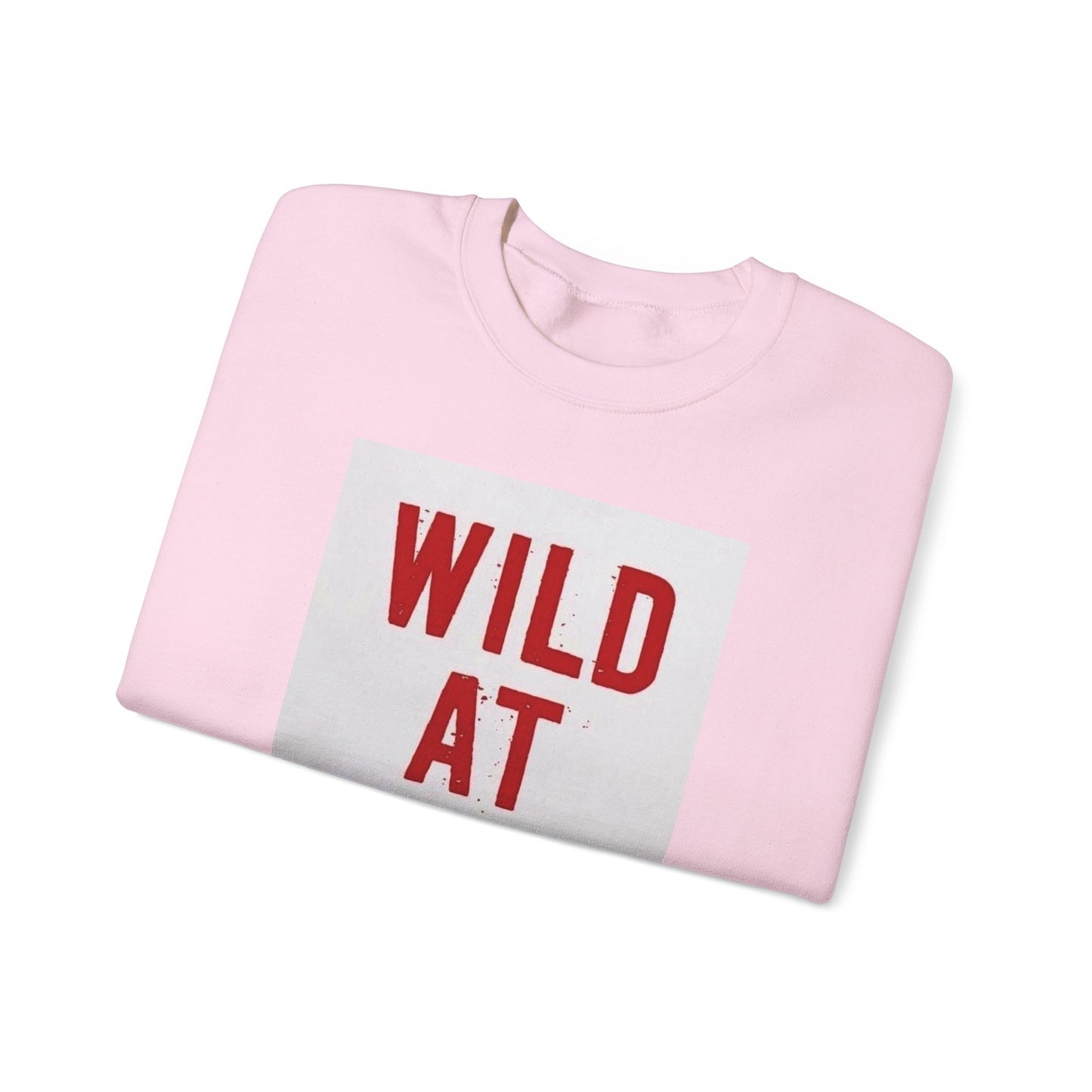 Wild At Heart Crewneck Sweatshirt — Graphic Sweatshirt, Valentine's Day Casual Pullover