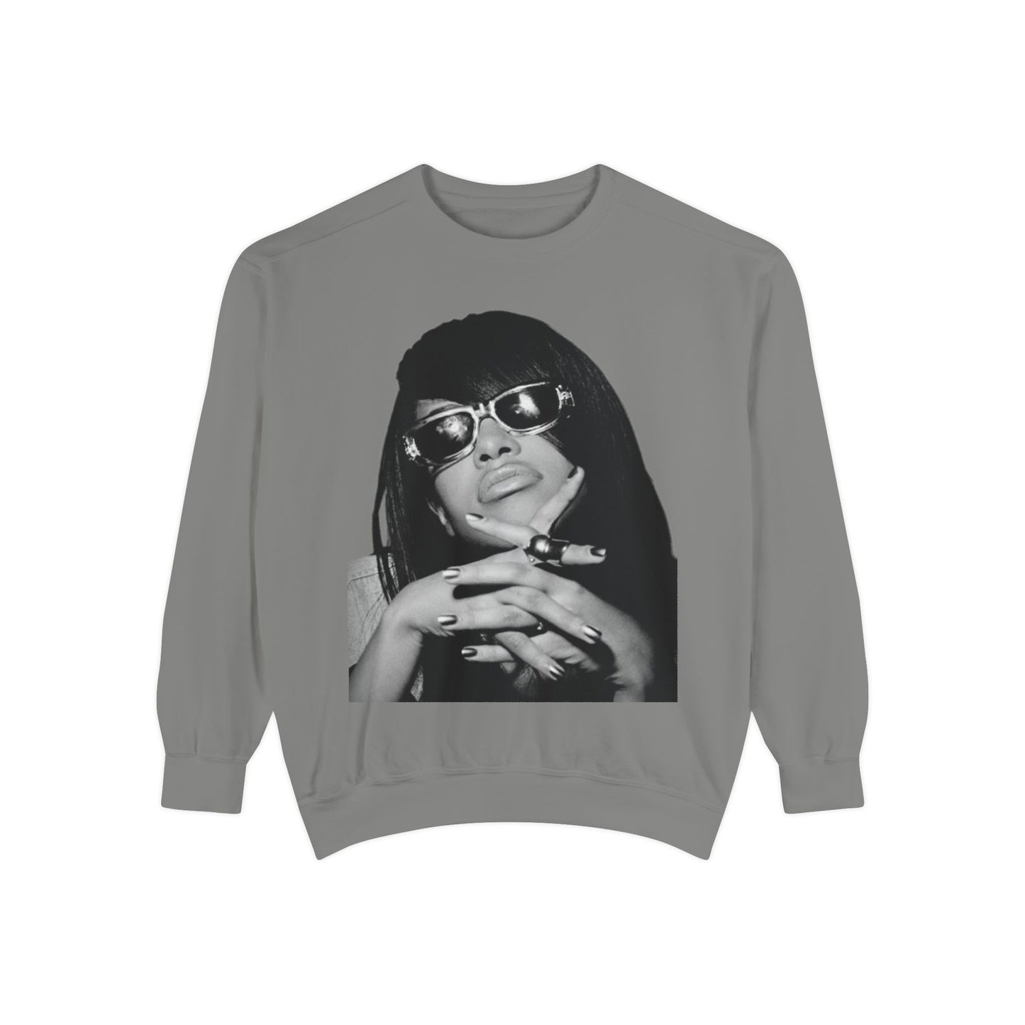“Black Diamond” Graphic Unisex Garment-Dyed Sweatshirt