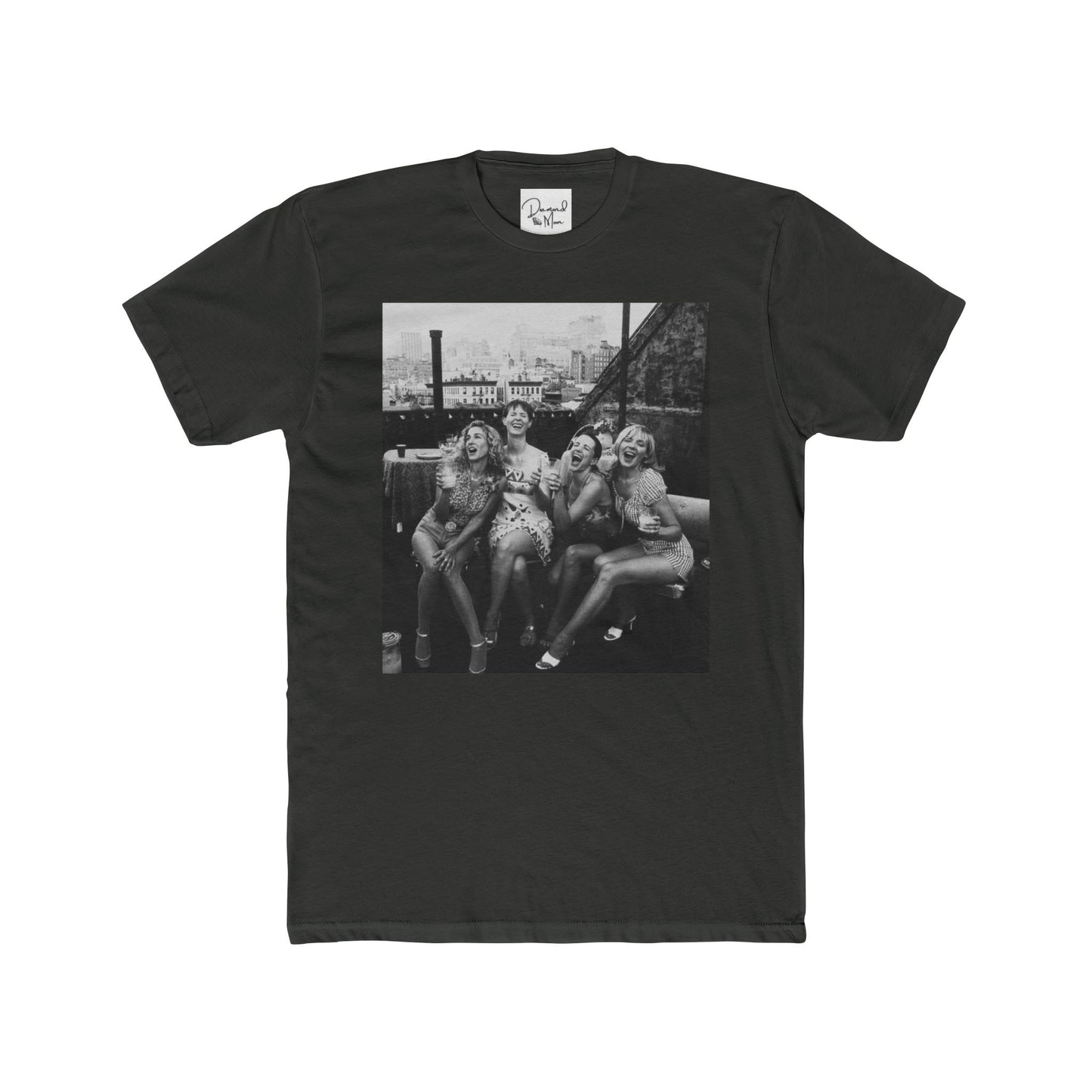 “The Girls” Vintage Black & White Photo Tee — Retro Friends Graphic T‑Shirt