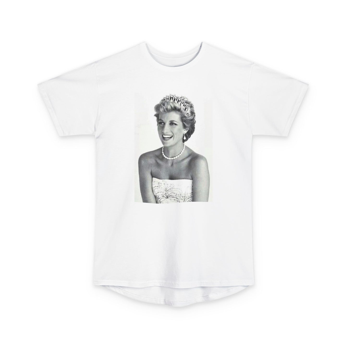 Vintage Princess Diana Graphic Urban Tee - Unisex Long Body T-Shirt