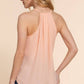 V-neck Surplice Woven Cami Top