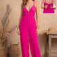 Airflow Tie-Back Wide Leg Jumpsuit