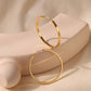 Simple Cool Circle Endless Hoop Earrings