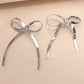 FESTIVAL BOW SNAKE CHAIN EARRINGS