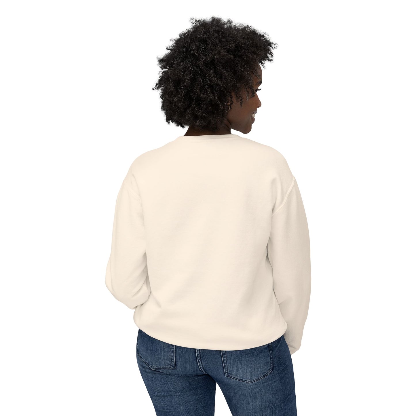 Bem Feito Crewneck Sweatshirt — Portuguese Floral Tile Design