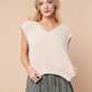 Sleeveless Solid Knit Top