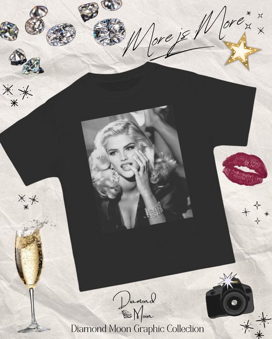 “Anna Nicole” Vintage Glamour Graphic T-Shirt - Retro Celebrity Style