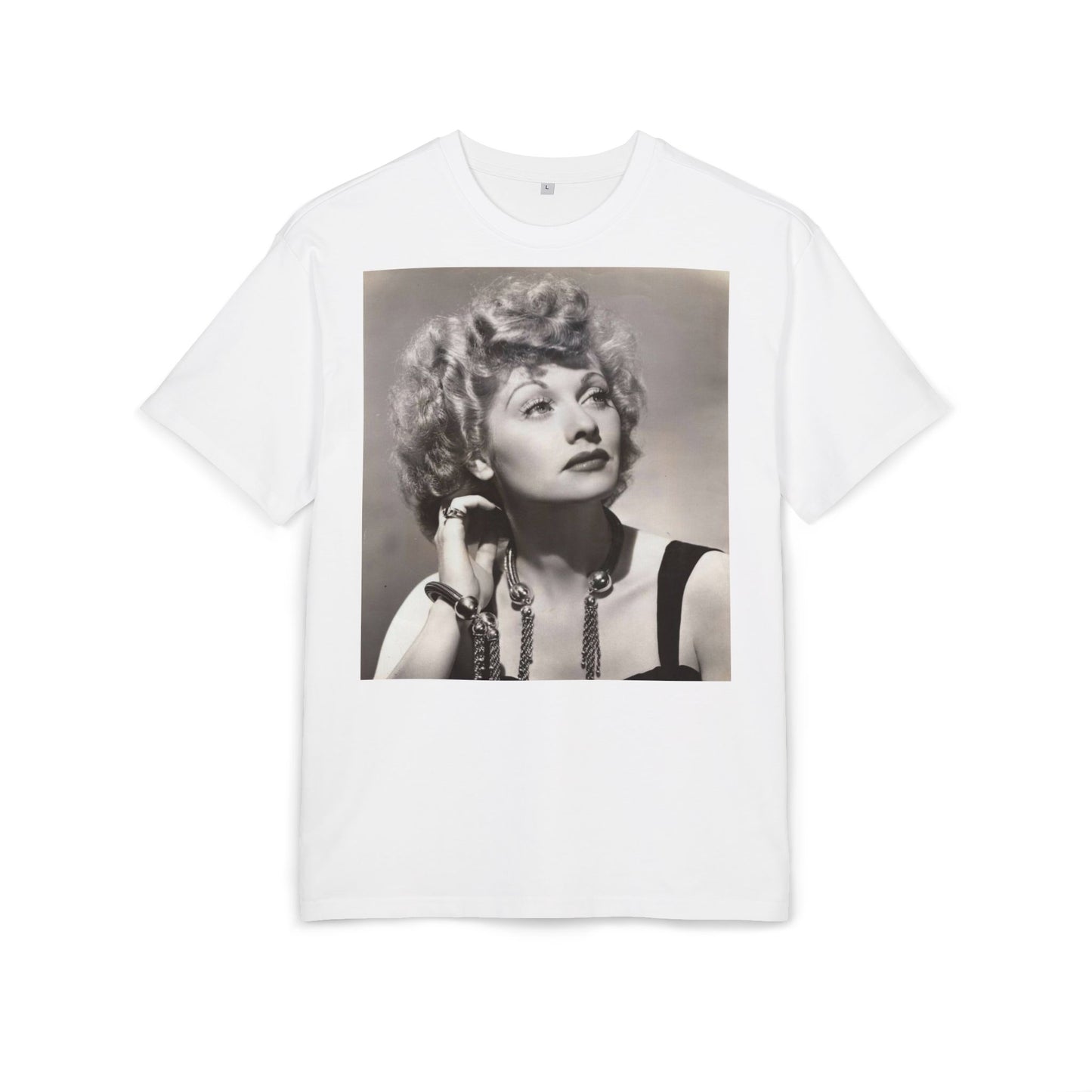 Vintage Glam Unisex Heavy Oversize Tee - Retro Style Fashion Icon Graphic