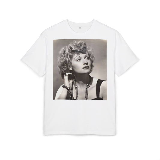 Vintage Glam Unisex Heavy Oversize Tee - Retro Style Fashion Icon Graphic