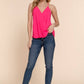 V-neck Surplice Woven Cami Top