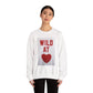 Wild At Heart Crewneck Sweatshirt — Graphic Sweatshirt, Valentine's Day Casual Pullover