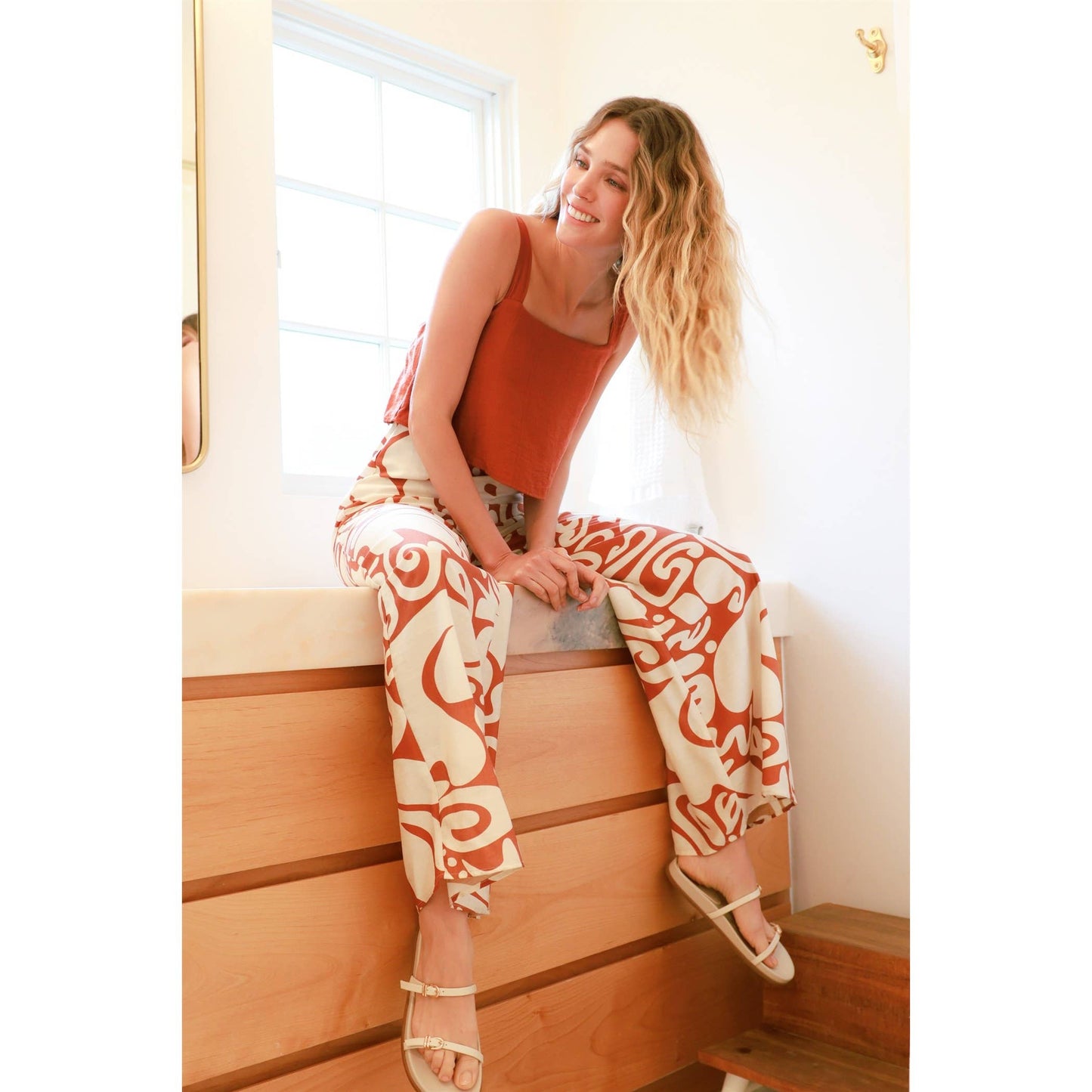 Strapless Print Jumpsuit
