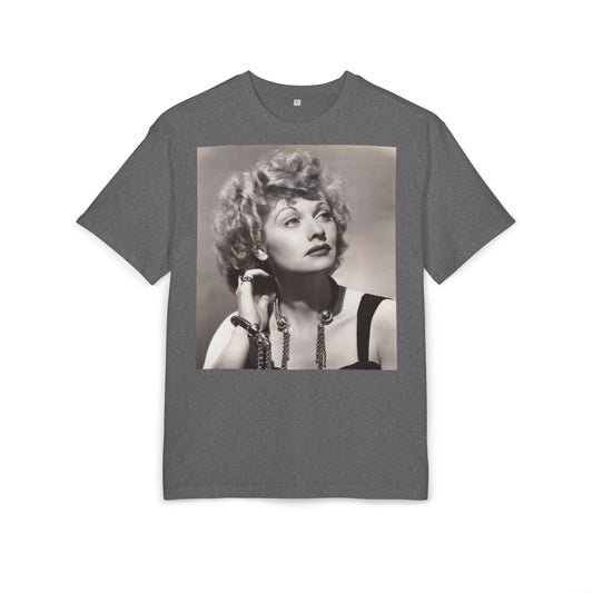 Vintage Glam Unisex Heavy Oversize Tee - Retro Style Fashion Icon Graphic