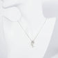 18K Gold Starlight Cubic Zirconia Drop Pendant Necklace